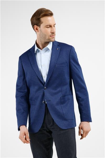 Mono Yaka Kareli Desen Esnek 6 Drop Comfort Fit Classic Ceket 1002255153