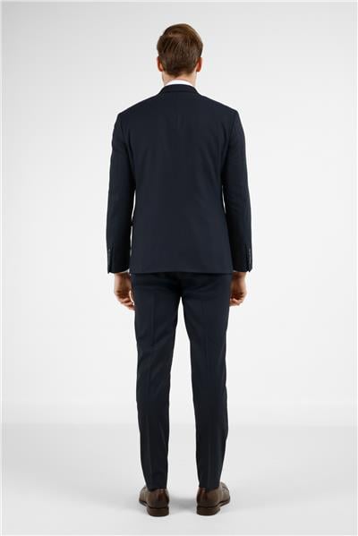 Lacivert Mono Yaka 6 Drop Slim Fit Tam Astar Esnek Takım Elbise 1001255173