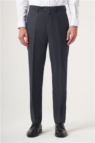 Lacivert Yan Cep Açık Paça Bez Ayağı Comfort Fit Pantolon 1003260160