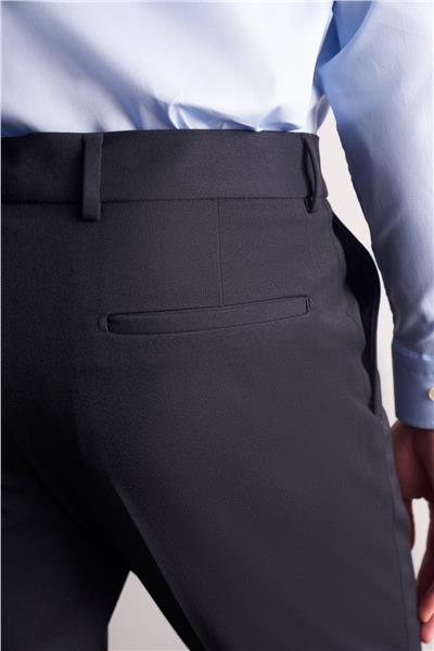 Lacivert Yan Cep Açık Paça Esnek Slim Fit Classic Casual Pantolon 1003255153