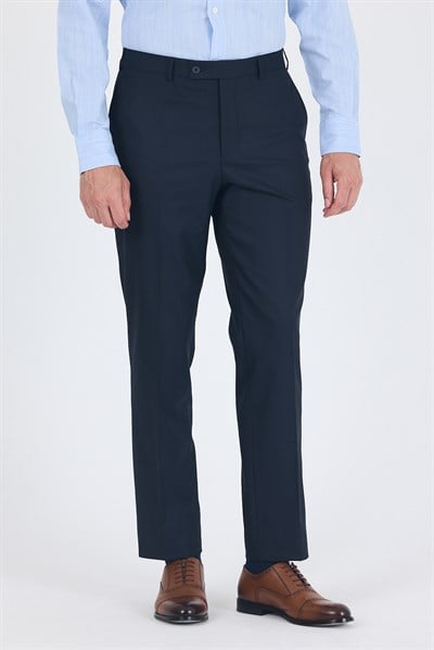 Lacivert Yan Cep Basic Comfort  Pantolon 1003260005