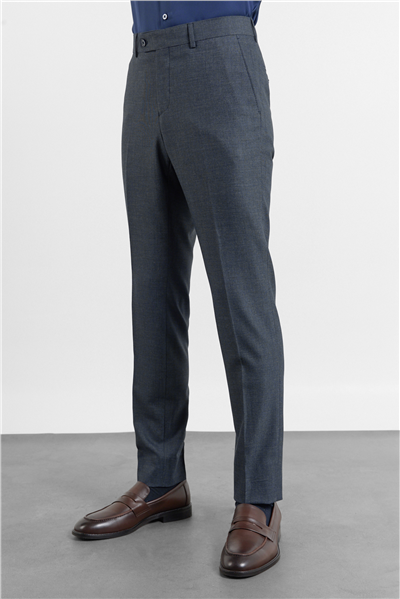 Lacivert Yan Cep Slim Fit Esnek Classic Pantolon 1003255180