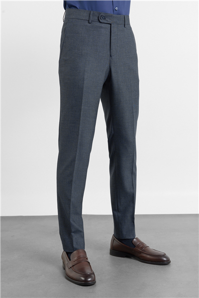 Lacivert Yan Cep Slim Fit Esnek Classic Pantolon 1003255180