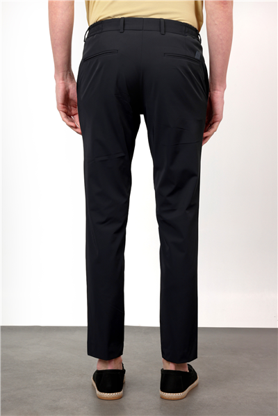 Lacivert Yan Cep Slim Fit Jogger Pantolon 1003260166