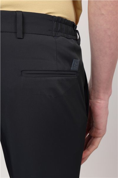 Lacivert Yan Cep Slim Fit Jogger Pantolon 1003260166
