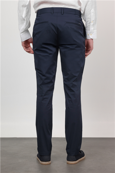 Lacivert Yan Cep Slim Fit Pamuklu Chino Pantolon 1003260168