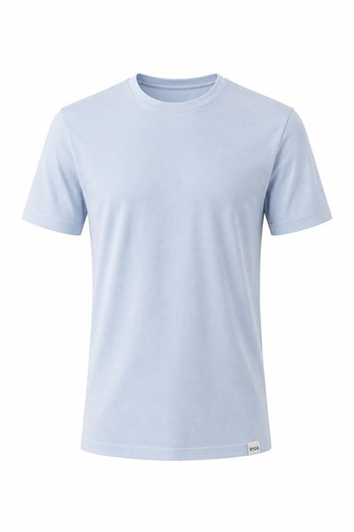 Mavi Bisiklet Yaka Kısa Kol Slim Fit Pamuklu Tişört 1011265166