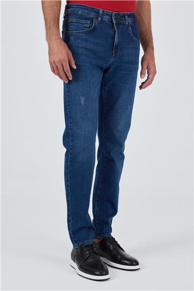 Mavi Gabardin 5 Cep Düz Paça Casual Slim Fit Pamuklu Denim Pantolon 1023250150