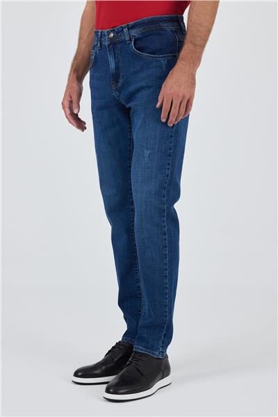 Mavi Gabardin 5 Cep Düz Paça Casual Slim Fit Pamuklu Denim Pantolon 1023250150
