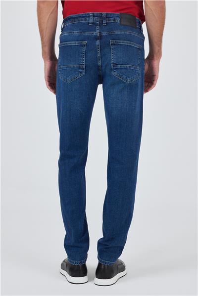 Mavi Gabardin 5 Cep Düz Paça Casual Slim Fit Pamuklu Denim Pantolon 1023250150