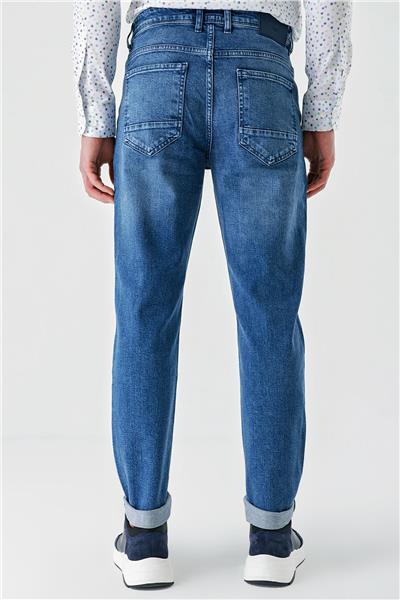 Mavi Gabardin Pamuklu 5 Cepli Slim Fit Dar Kesim Casual Denim Pantolon 1023240154