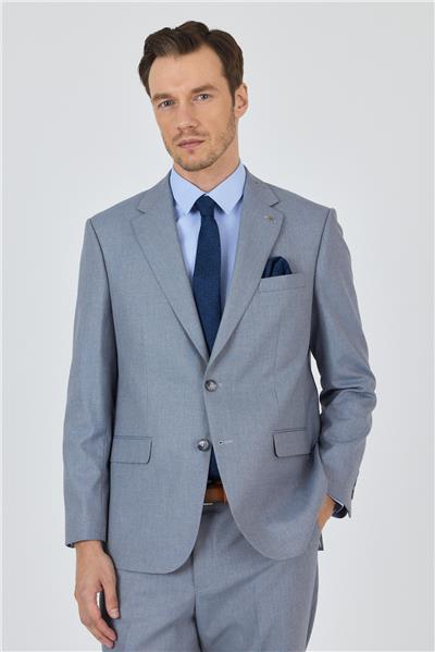 Mavi Mono Yaka Astarlı Çift Yırtmaç Esnek 4 Drop Comfort Fit Classic Takım Elbise 1001250160