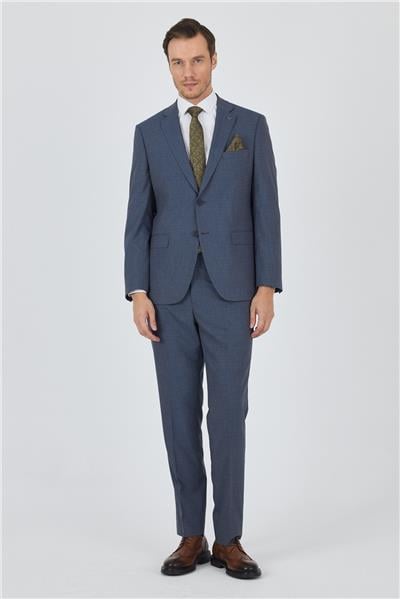 Mavi Mono Yaka Esnek 6 Drop Comfort Fit Classic Takım Elbise 1001250104