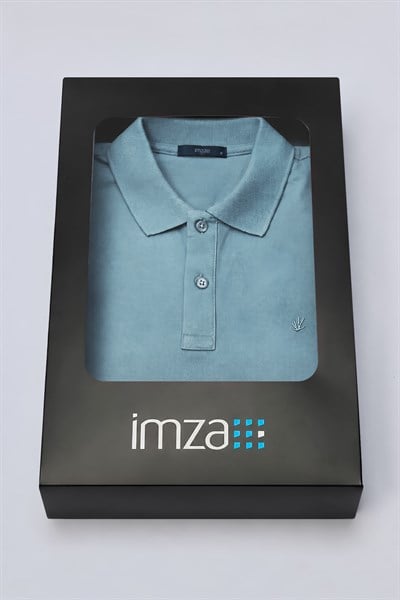 Mavi Polo Yaka Pike Kısa Kol Slim Fit Pamuklu Tişört 1011260170