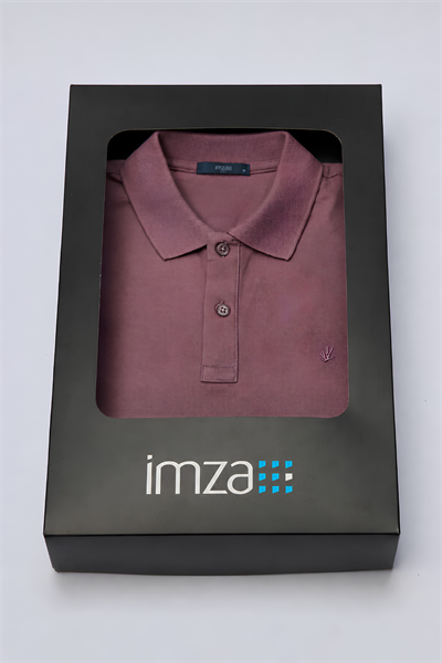 Pembe Polo Yaka Pike Kısa Kol Slim Fit Pamuklu Hediye Kutulu Tişört 1011260169