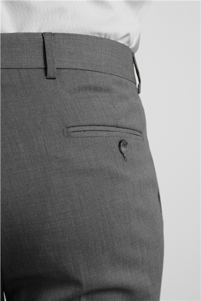 Siyah-Bej Yan Cep Kendinden Desenli Comfort Fit Classic Pantolon 1003255177