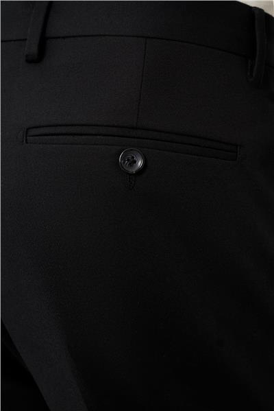 Siyah Esnek Yandan Cepli Comfort Fit Classic Pantolon 1003245207