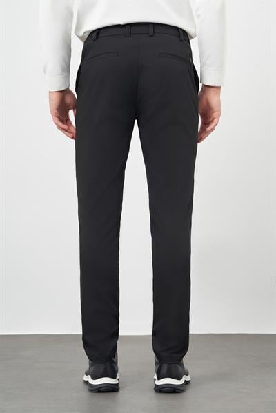 Siyah Esnek Yandan Cepli Casual Slim Fit Jogger Pantolon 1003245159