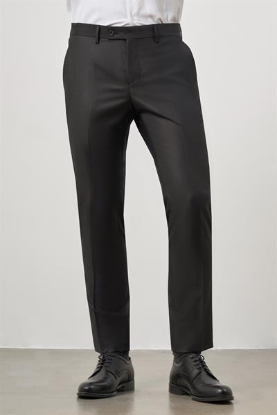 Siyah Yandan Cepli Slim Fit Classic Pantolon 1003245152