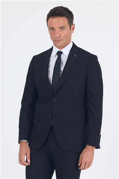Düz Gabardin Mono Yaka 2 Düğme 6 Drop Comfort Fit Basic Takım Elbise 1001250010