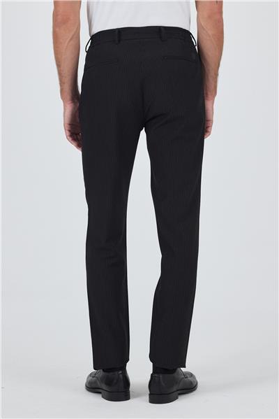 Siyah Esnek Yandan Cepli Casual Comfort Fit Jogger Pantolon 1003250117