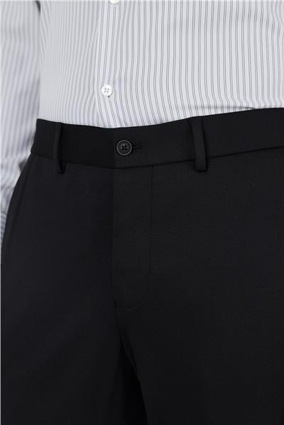 Siyah Esnek Yandan Cepli Casual Slim Fit Jogger Pantolon 1003250157