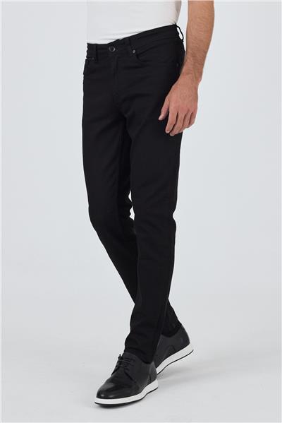 Gabardin 5 Cep Düz Paça Casual Slim Fit Pamuklu Denim Pantolon 1023250158