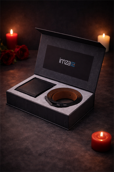 Siyah Kemer Cüzdan Set 1048240100