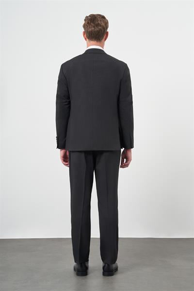 Siyah Mono Yaka 4 Drop Comfort Fit Classic Takım Elbise 1001245168