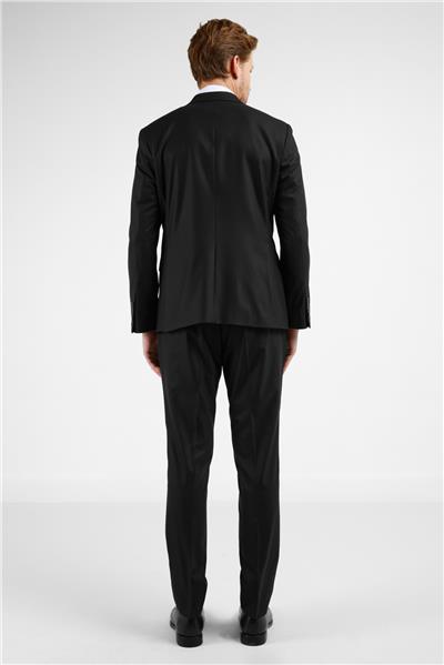 Siyah Kırlangıç Yaka 6 Drop Slim Fit Takım Elbise 1001255172