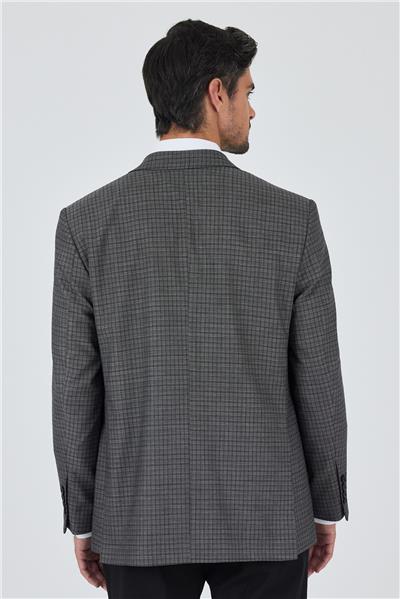 Siyah Mono Yaka Bez Ayağı Tam Astar Esnek 4 Drop Comfort Fit Classic Ceket 1002250157