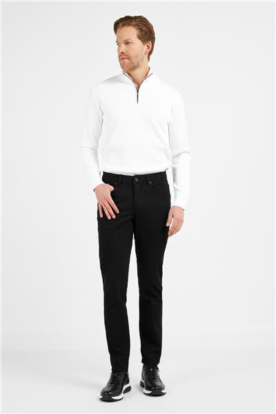 Pamuklu 5 Cep Düz Paça Slim Fit Casual Denim Pantolon 1023255159