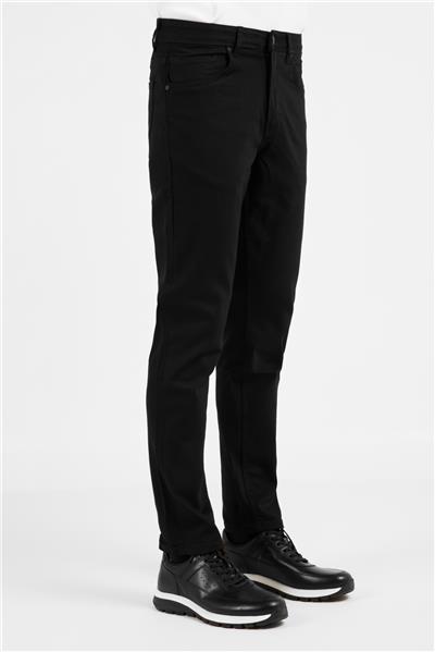 Pamuklu 5 Cep Düz Paça Slim Fit Casual Denim Pantolon 1023255159