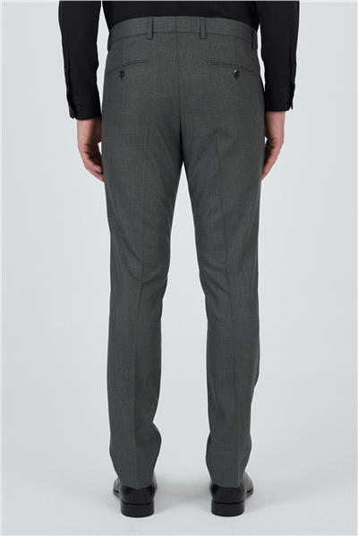 Siyah Filafil Yan Cep Açık Paça Slim Fit Ayarlanabilir Kemer Pantolon 1003250123