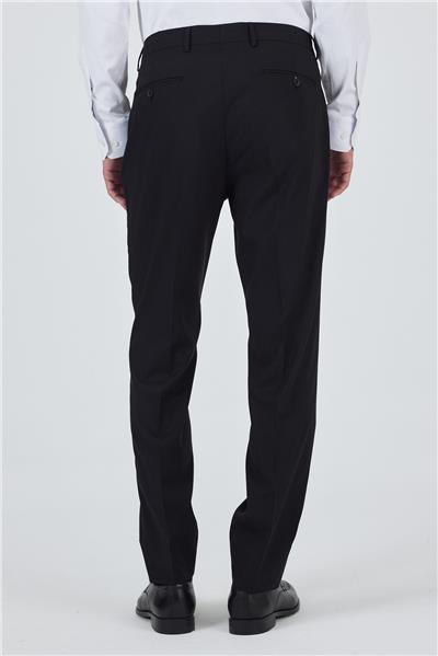 Siyah Yan Cep Açık Paça Comfort Fit Esnek Classic Pantolon 1003250907