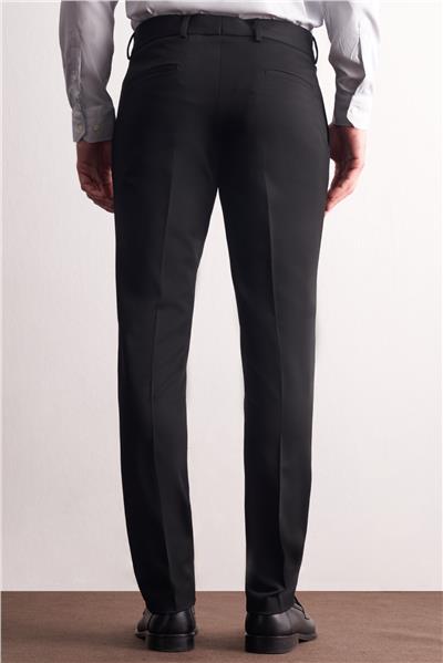 Siyah Yan Cep Açık Paça Esnek Slim Fit Classic Casual Pantolon 1003255153