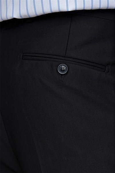 Siyah Yan Cep Basic Comfort  Pantolon 1003260005