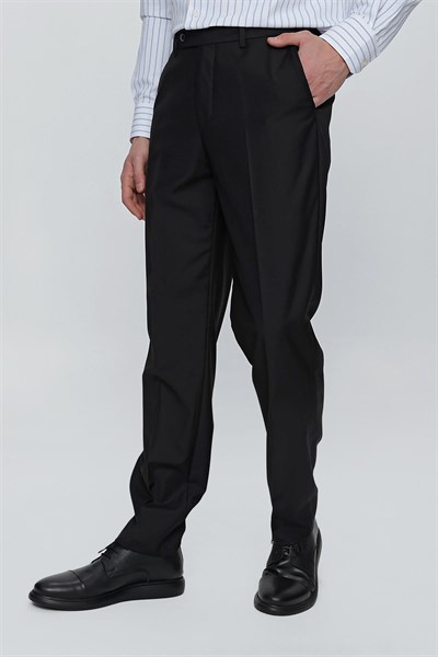 Siyah Yan Cep Basic Comfort  Pantolon 1003260005