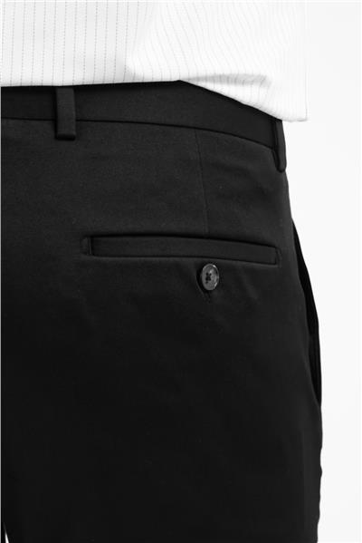 Siyah Yan Cep Casual Slim Fit Pamuklu Chino Pantolon 1003255172