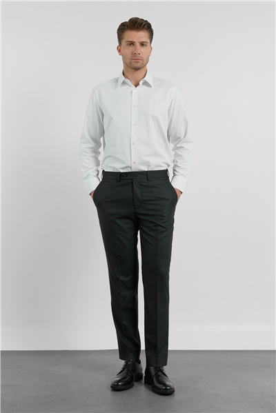 Yan Cep Açık Paça Bez Ayağı Comfort Fit Esnek Pantolon 1003255127