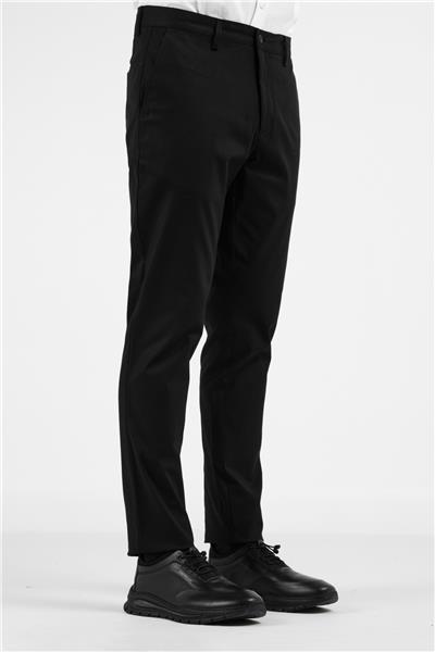 Yan Cep Düz Paça Pamuklu Comfort Fit Chino Casual Pantolon 1003255167