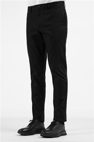 Yan Cep Düz Paça Pamuklu Comfort Fit Chino Casual Pantolon 1003255167