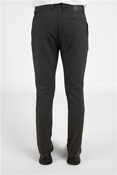 Siyah Yan Cep Düz Paça Pamuklu Slim Fit Chino Casual Pantolon 1003255164
