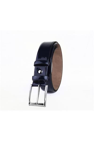 Lacivert Suni Deri Antik Kemer 1046220006