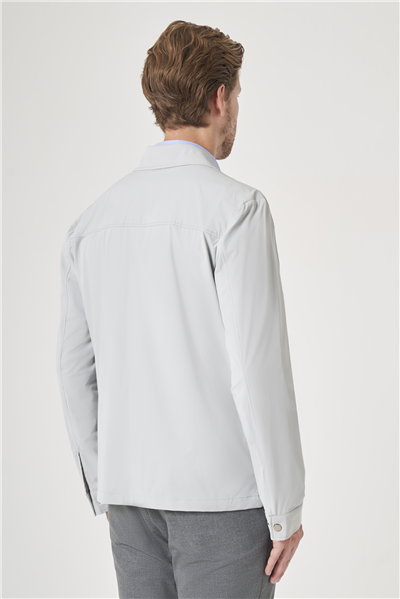 Taş Berberi Yaka Gabardin Düz Slim Fit Casual Mont 1007260151