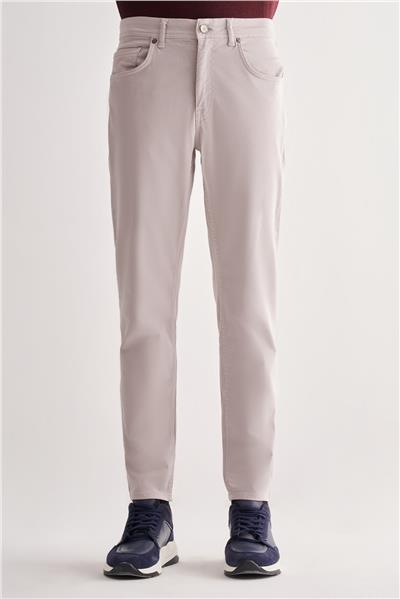 Taş Rengi Casual Slim Fit 5 cep Düz paça Pantolon 1003255321