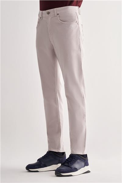 Taş Rengi Casual Slim Fit 5 cep Düz paça Pantolon 1003255321