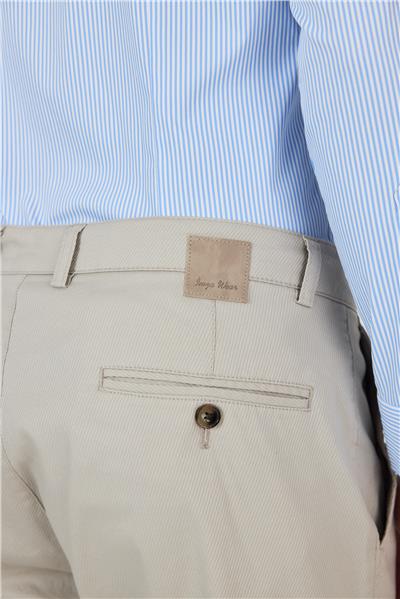 Gabardin Yan Cep Düz Paça Comfort Fit Pamuklu Casual Chino Pantolon 1003250121