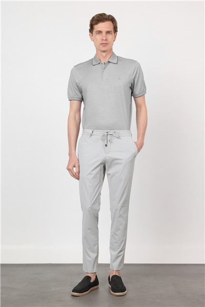Taş Rengi Yan Cep Slim Fit Jogger Pantolon 1003260166
