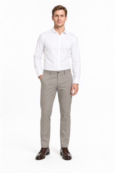 Taş Yan Cep Slim Fit Pamuklu Chino Pantolon 1003260168